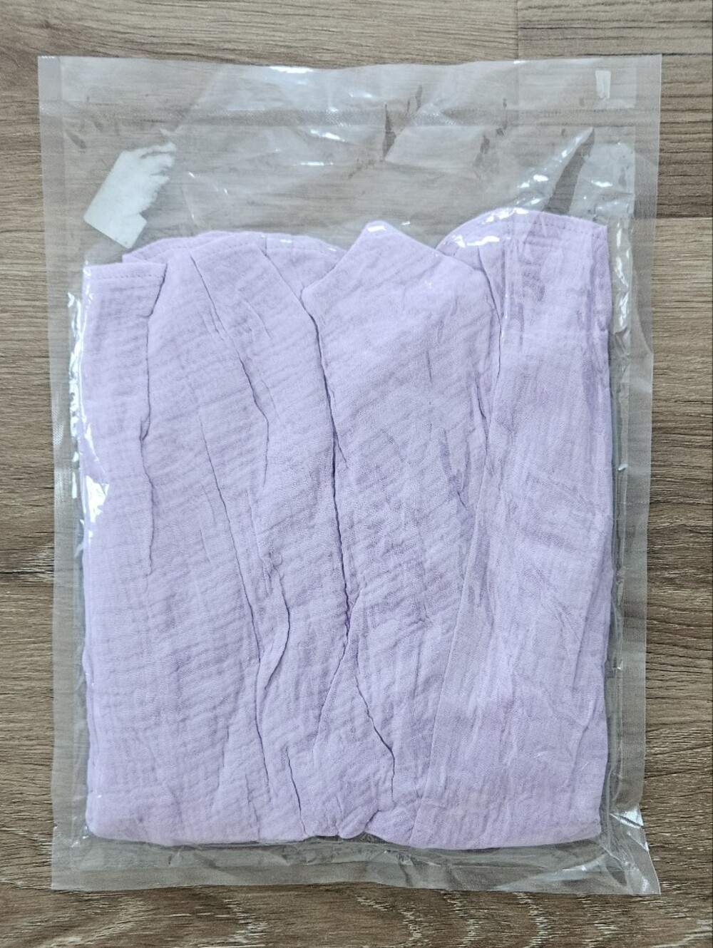 Lilac Crinkle Tank Mini Dress Size L - Picture 11 of 12